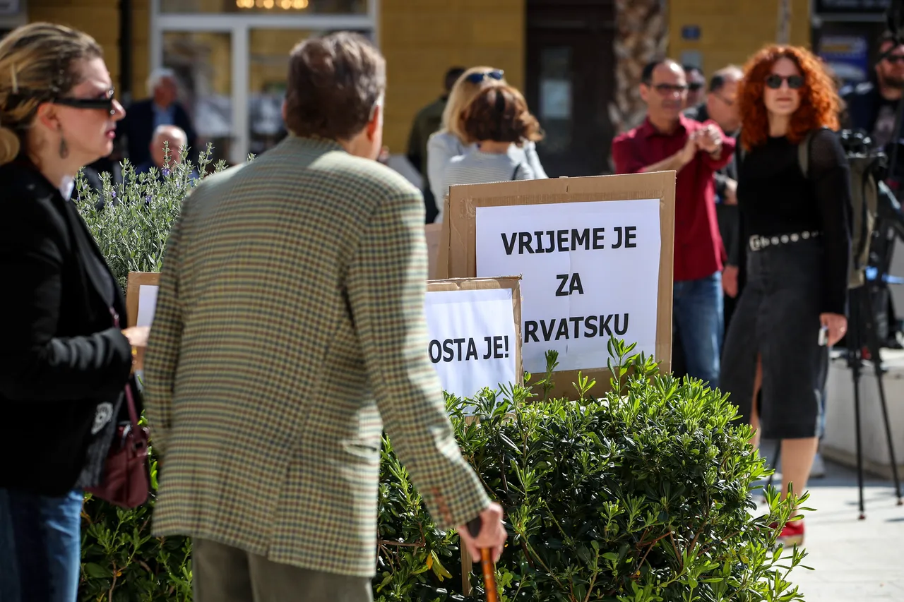 Prosvjed lijeve oporbe, Split