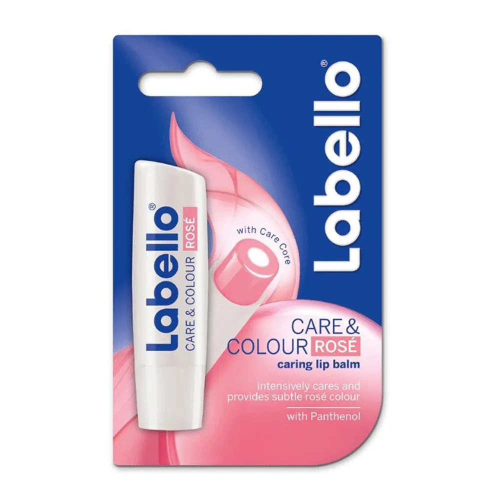 Labello care&colour rose 4,8g