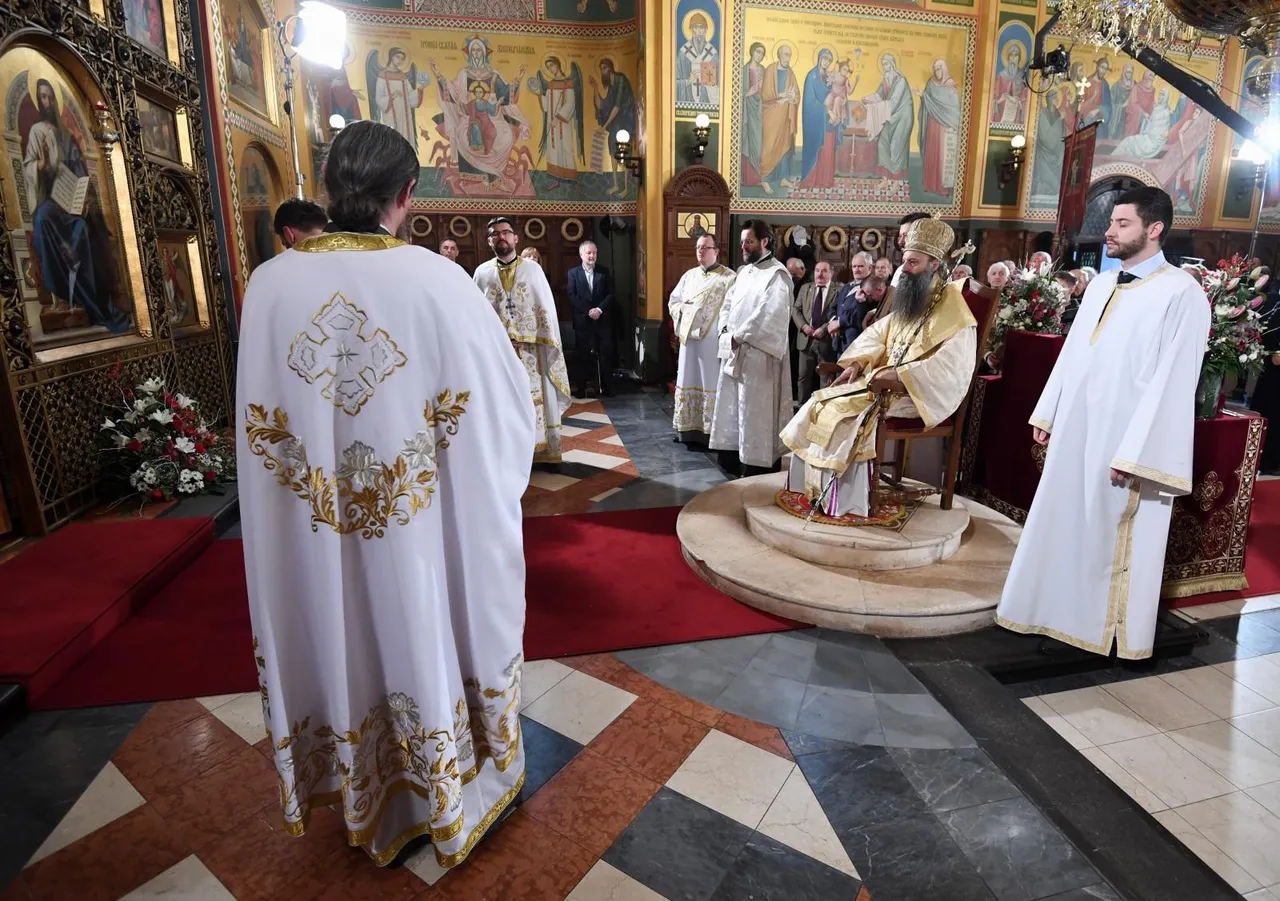 Božićna liturgija u Sabornom hramu Preobraženja Gospodnjeg