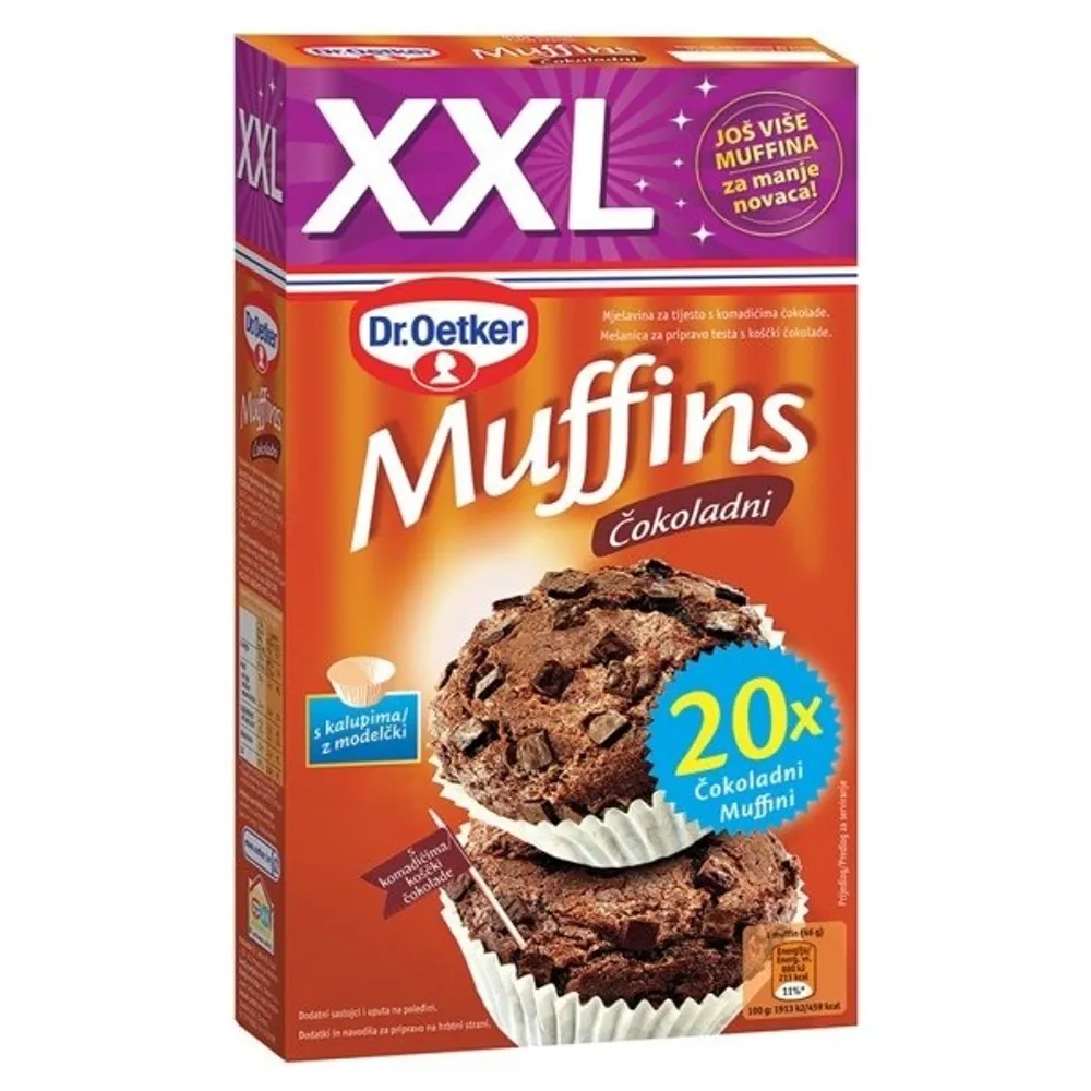 Dr. Oetker XXL čokoladni muffini