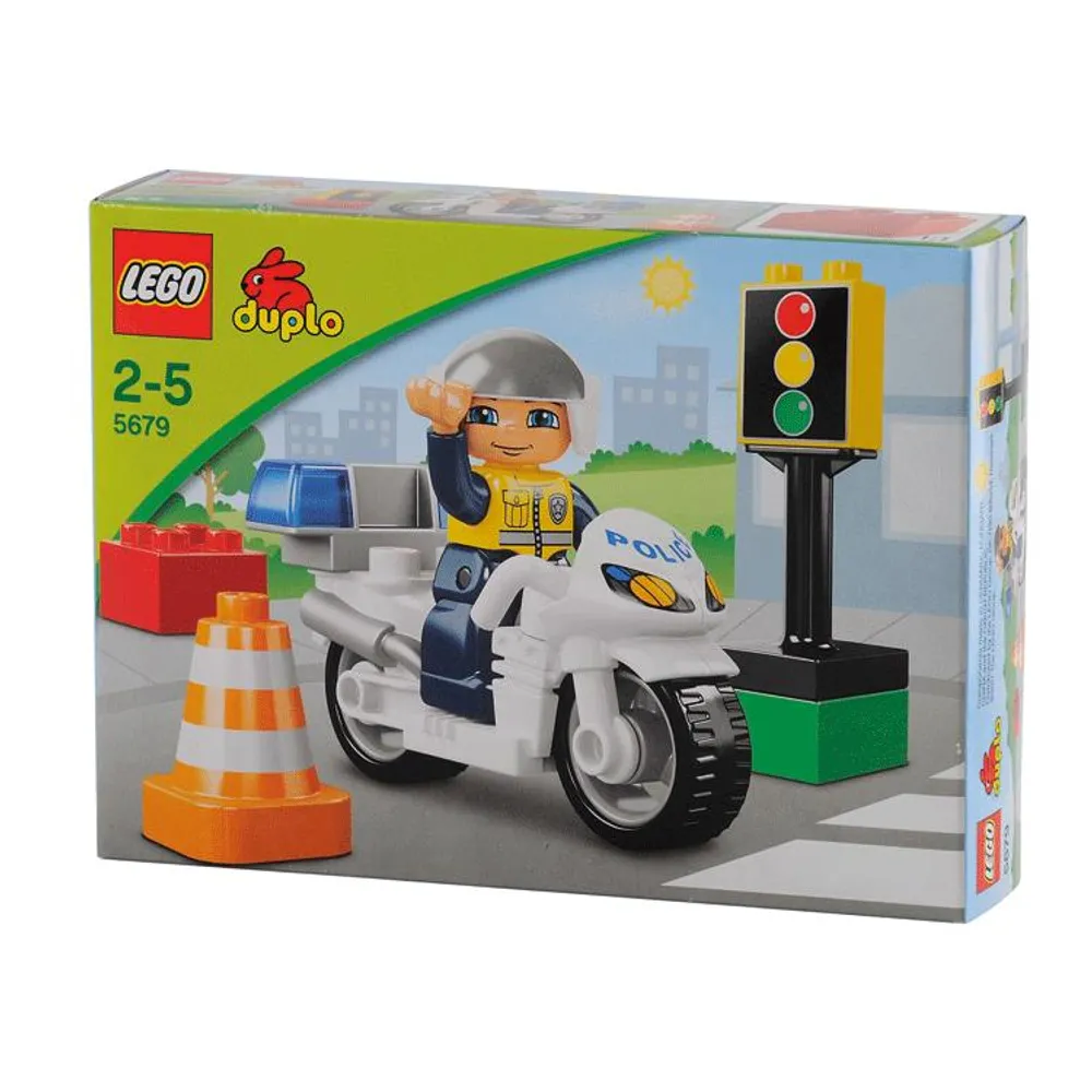 Lego duplo policijski motocikl