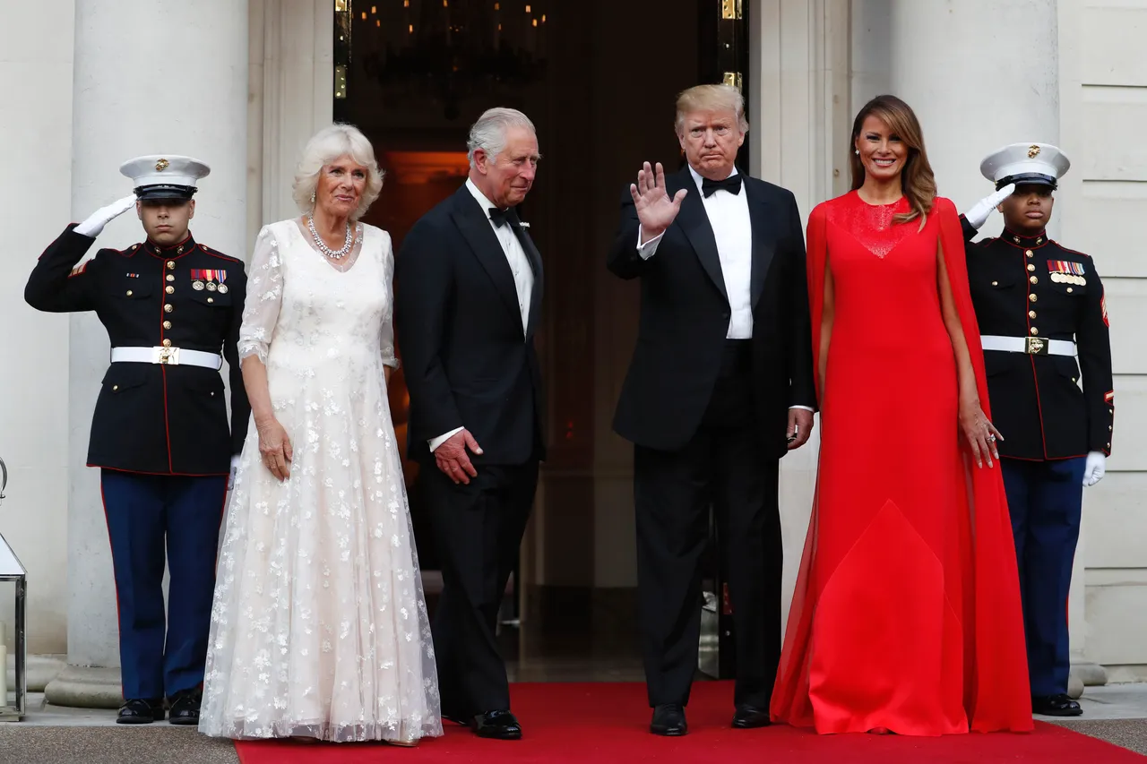 Donald i Melania Trump, princ Charless i Camilla