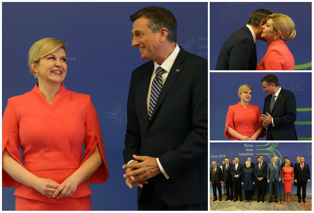 Kolinda Grabar-Kitarović i Borut Pahor u Brdu kod Kranja