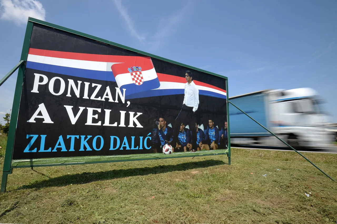 'Ponizan, a velik': upravo tim riječima opisuju izbornika Dalića na plakatu pred Varaždinom