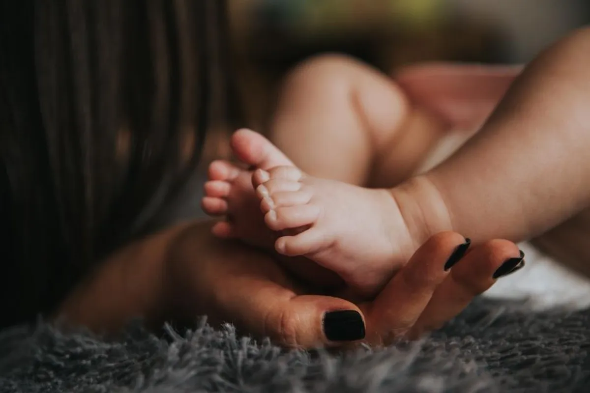 Mjerenje stopala bebe