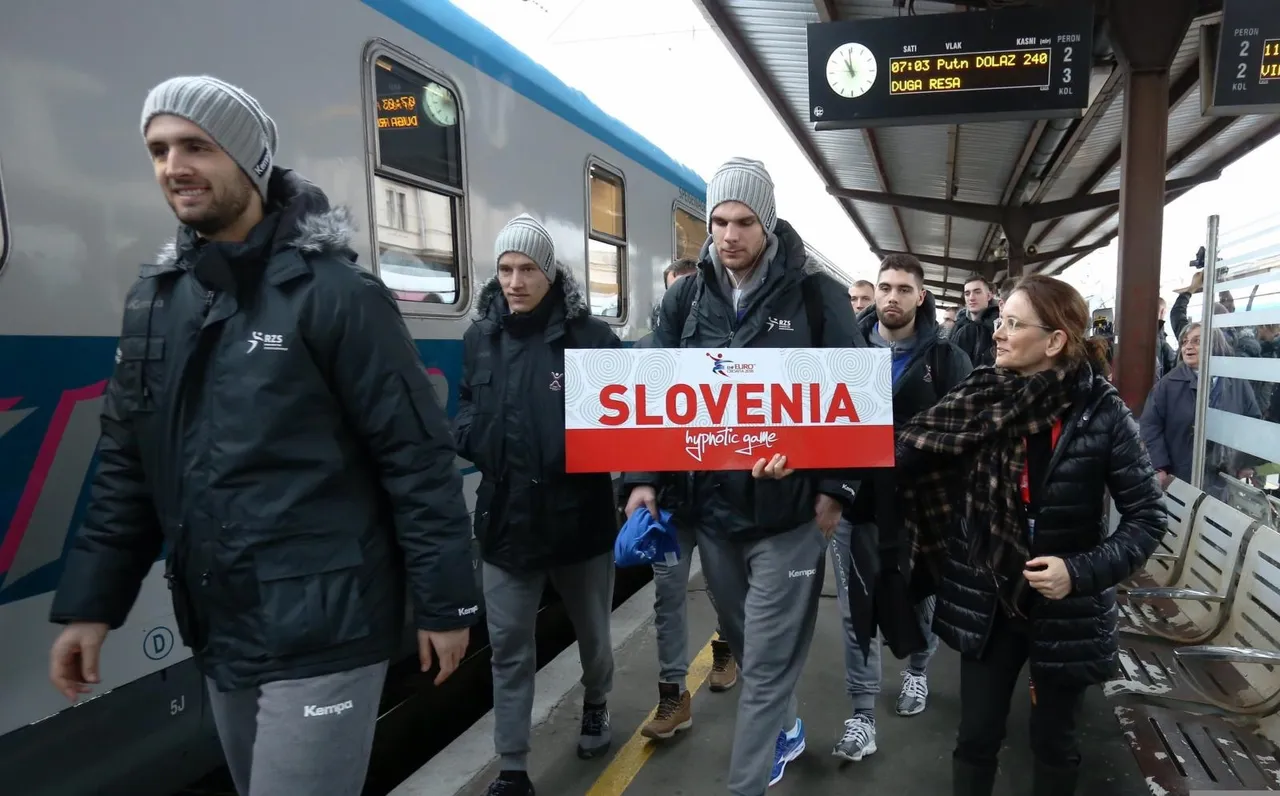 Slovenski rukometaši u Zagreb stigli - vlakom: Vujović najavio 'pobjedu sporta' i još slovenskih posebnosti