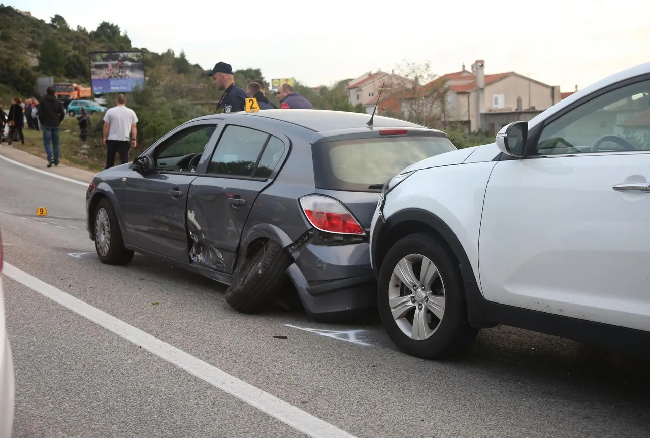Šibenik: U prometnoj nesreći sudjelovala četiri automobila