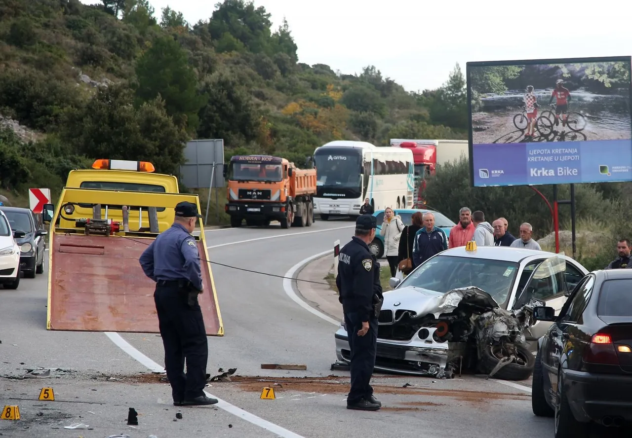 Šibenik: U prometnoj nesreći sudjelovala četiri automobila