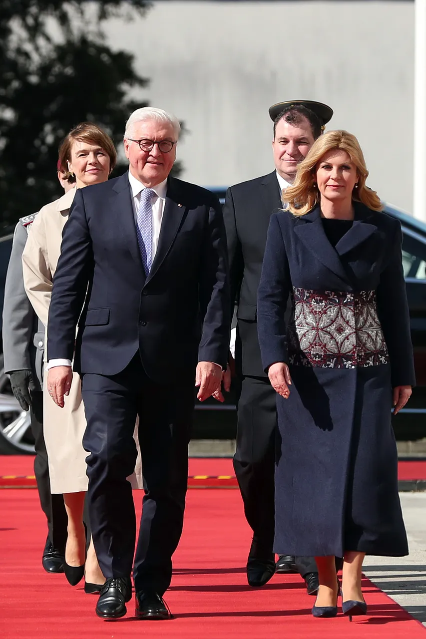 Njemački predsjednik Frank-Walter Steinmeier stigao u službeni posjeti Kolindi Grabar Kitarović