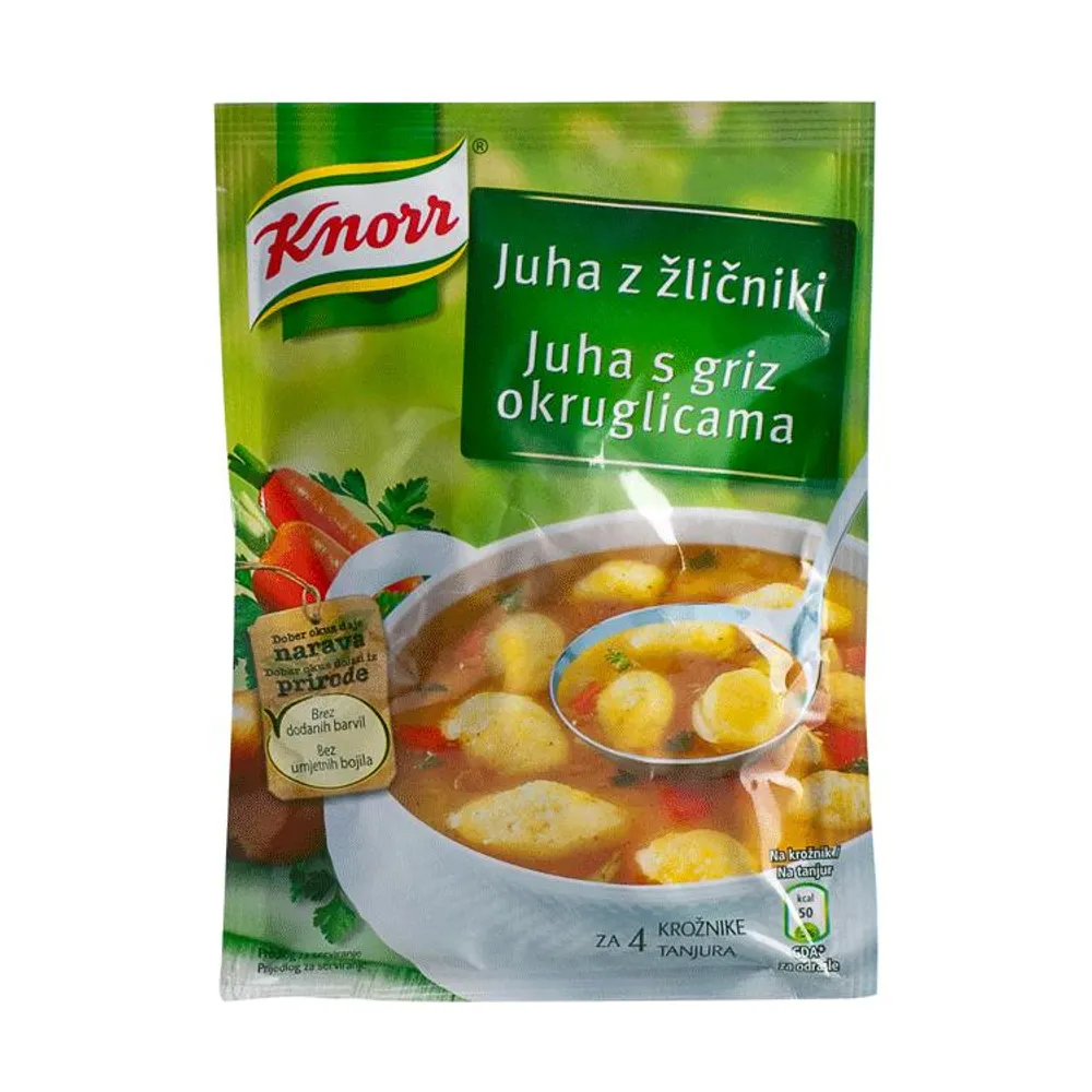 Juha s gris okruglicama 55 g Knorr