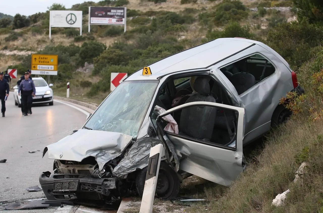 Šibenik: U prometnoj nesreći sudjelovala četiri automobila
