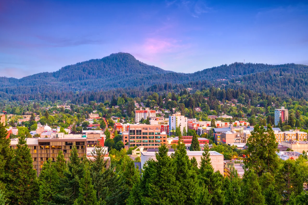 7. Eugene, Oregon