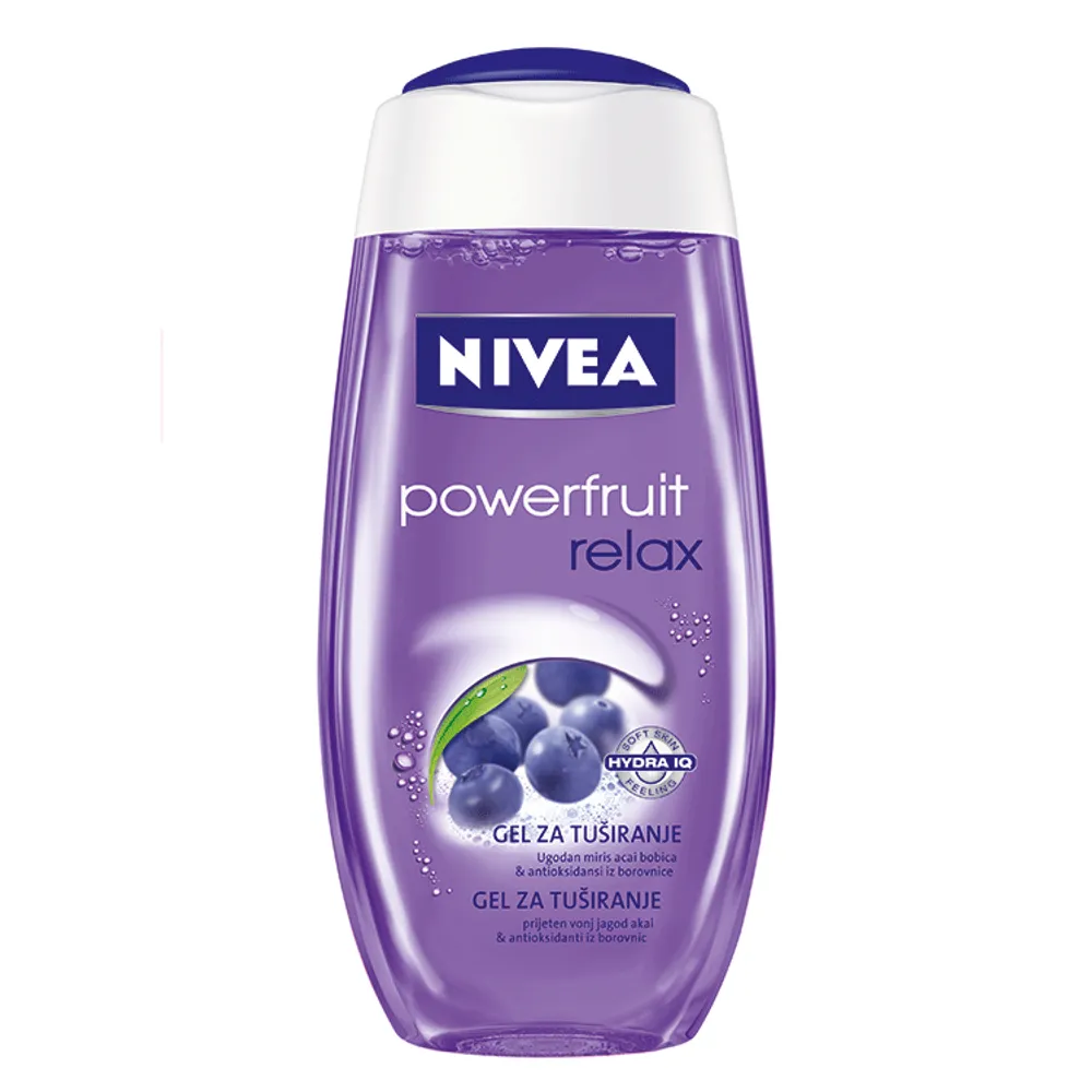 Nivea gel za tuširanje Powerfriut relax 250ml