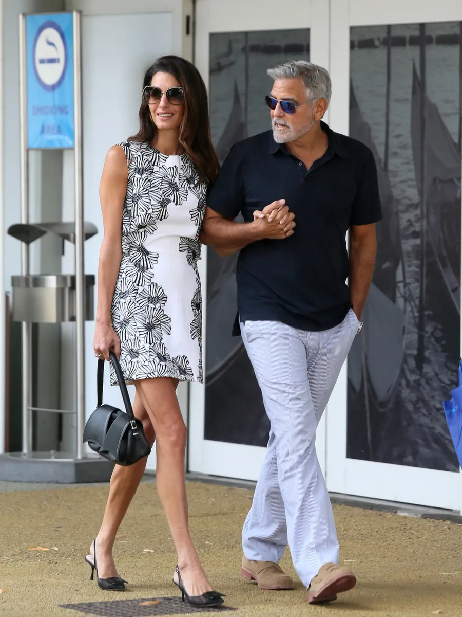 George Clooney sa suprugom Amal 