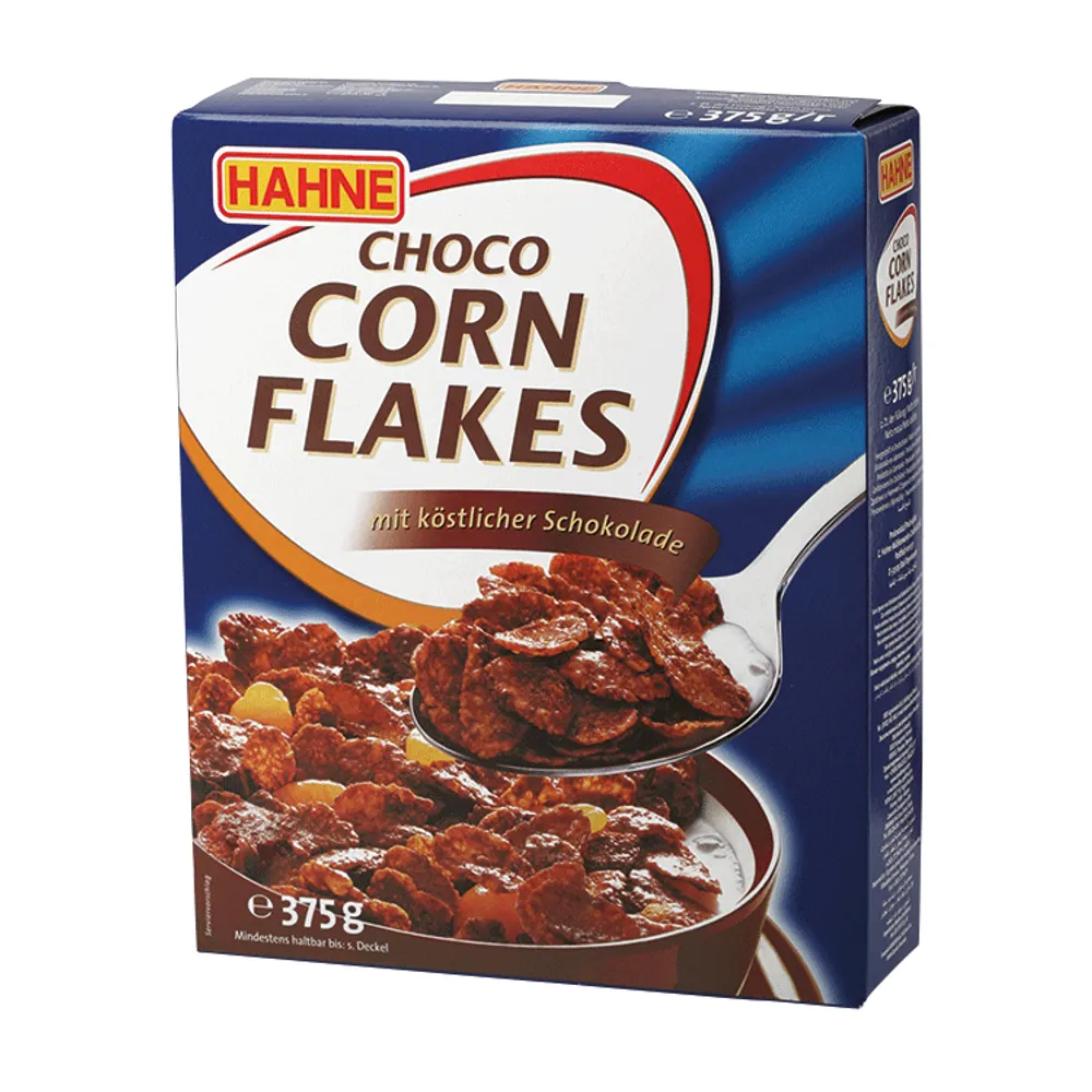 Cornflakes choco 375 g Hahne