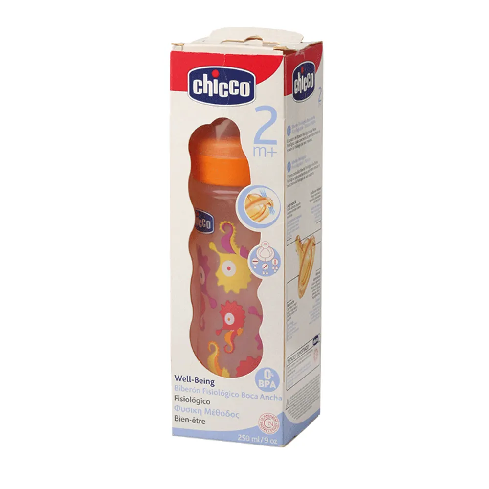 Chicco bočica plastična kaučuk