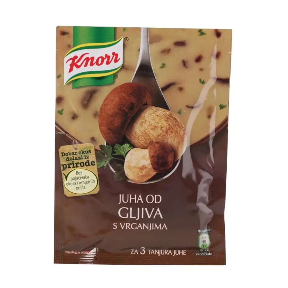 Knorr juha krem od gjiva s vrganjima 50 grama Unilever