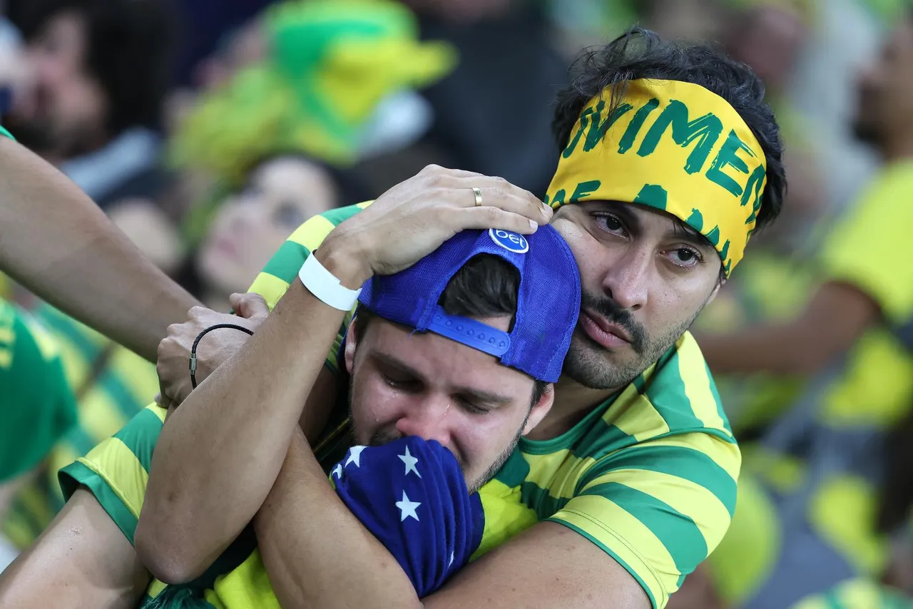 Brazilci nakon utakmice 