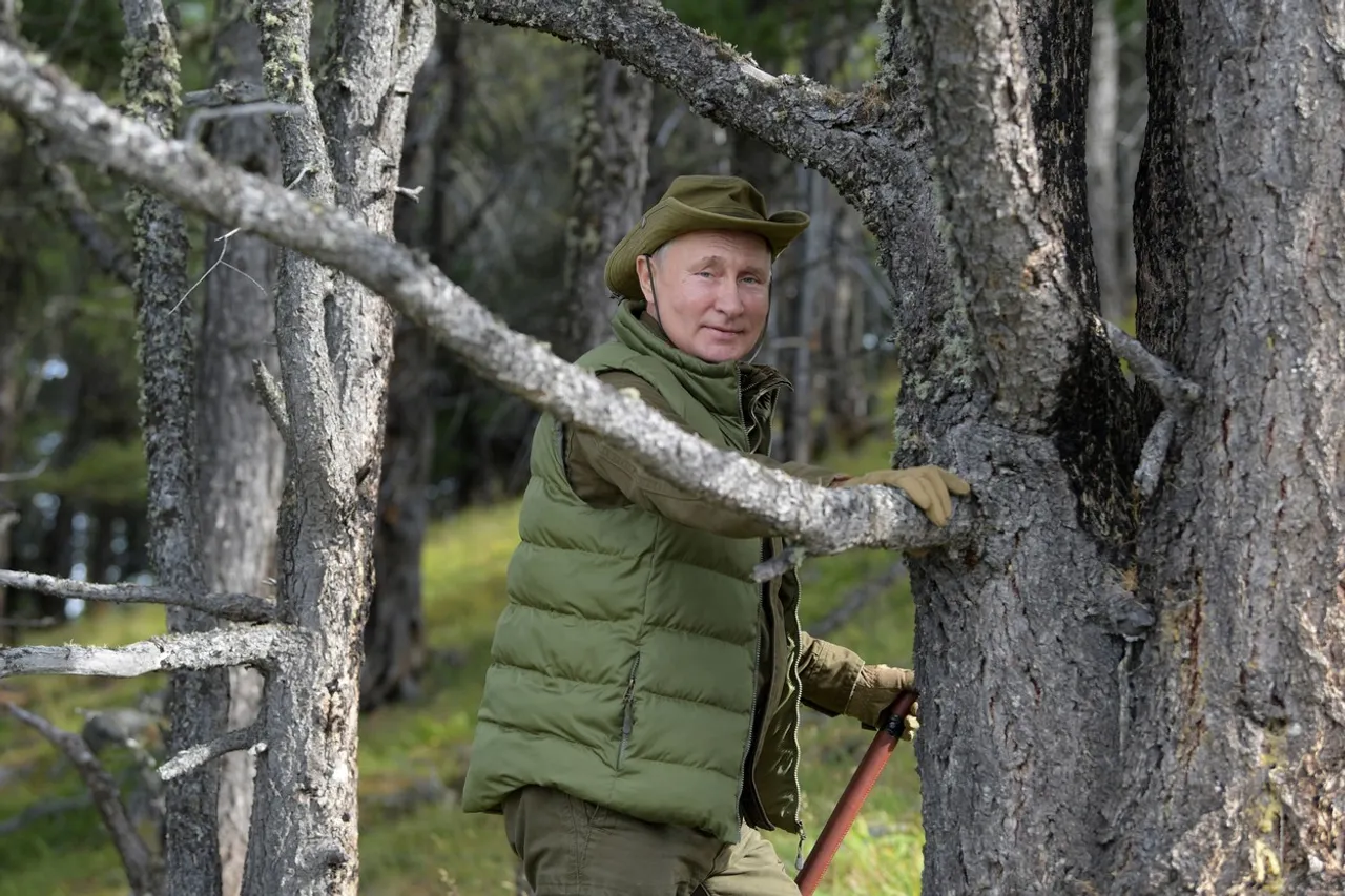 President Putin spends his days off in Siberia