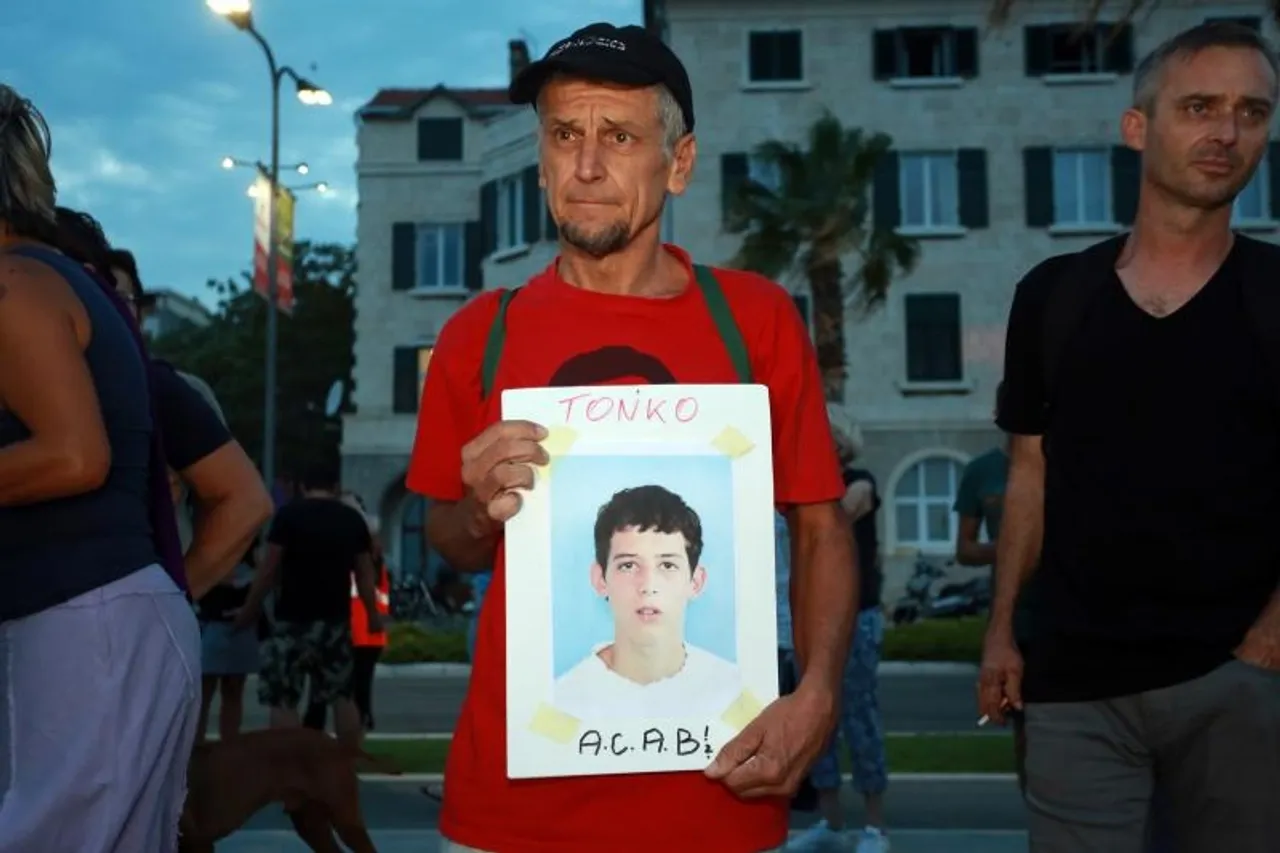 Prosvjed Split gori