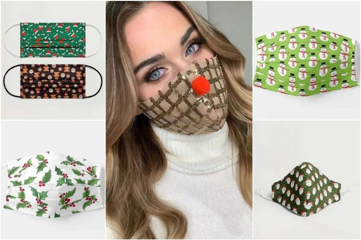 Sigurne i u trendu: Pronašle smo maske za lice s božićnim motivima