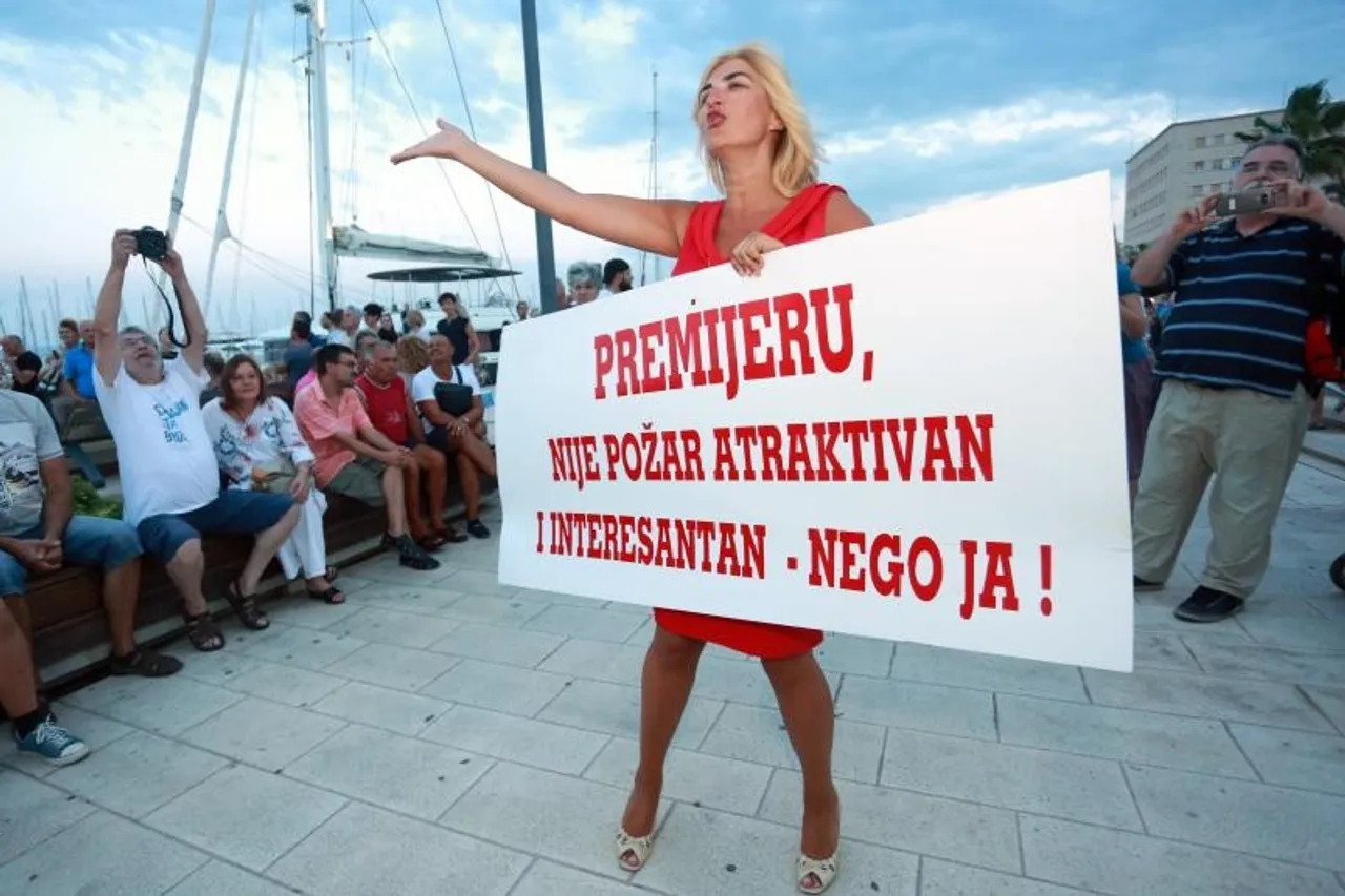 Prosvjed Split gori