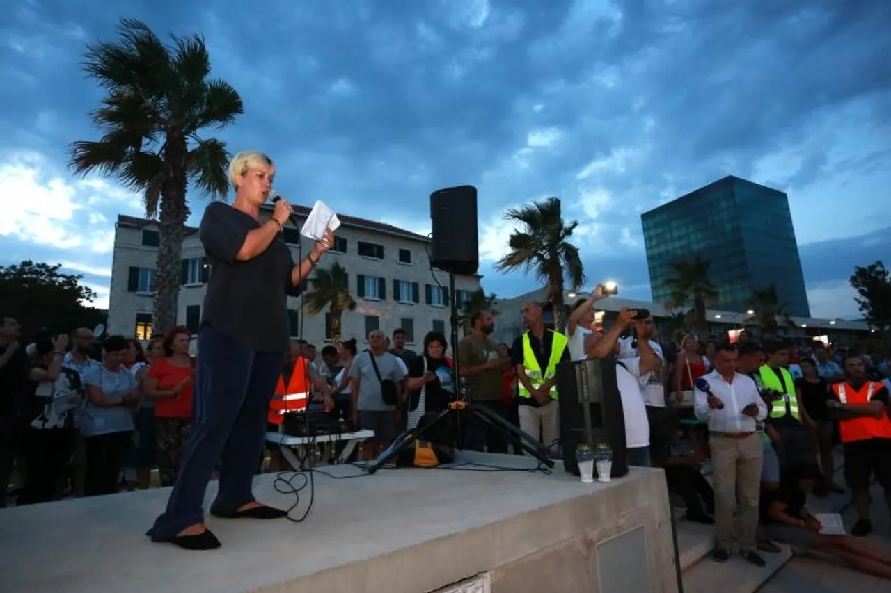 Prosvjed Split gori