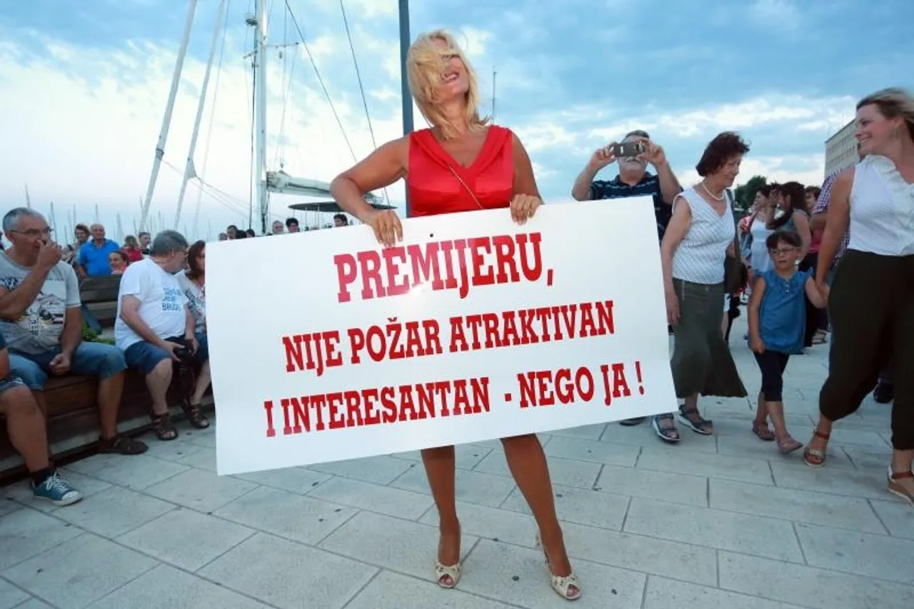 Prosvjed Split gori