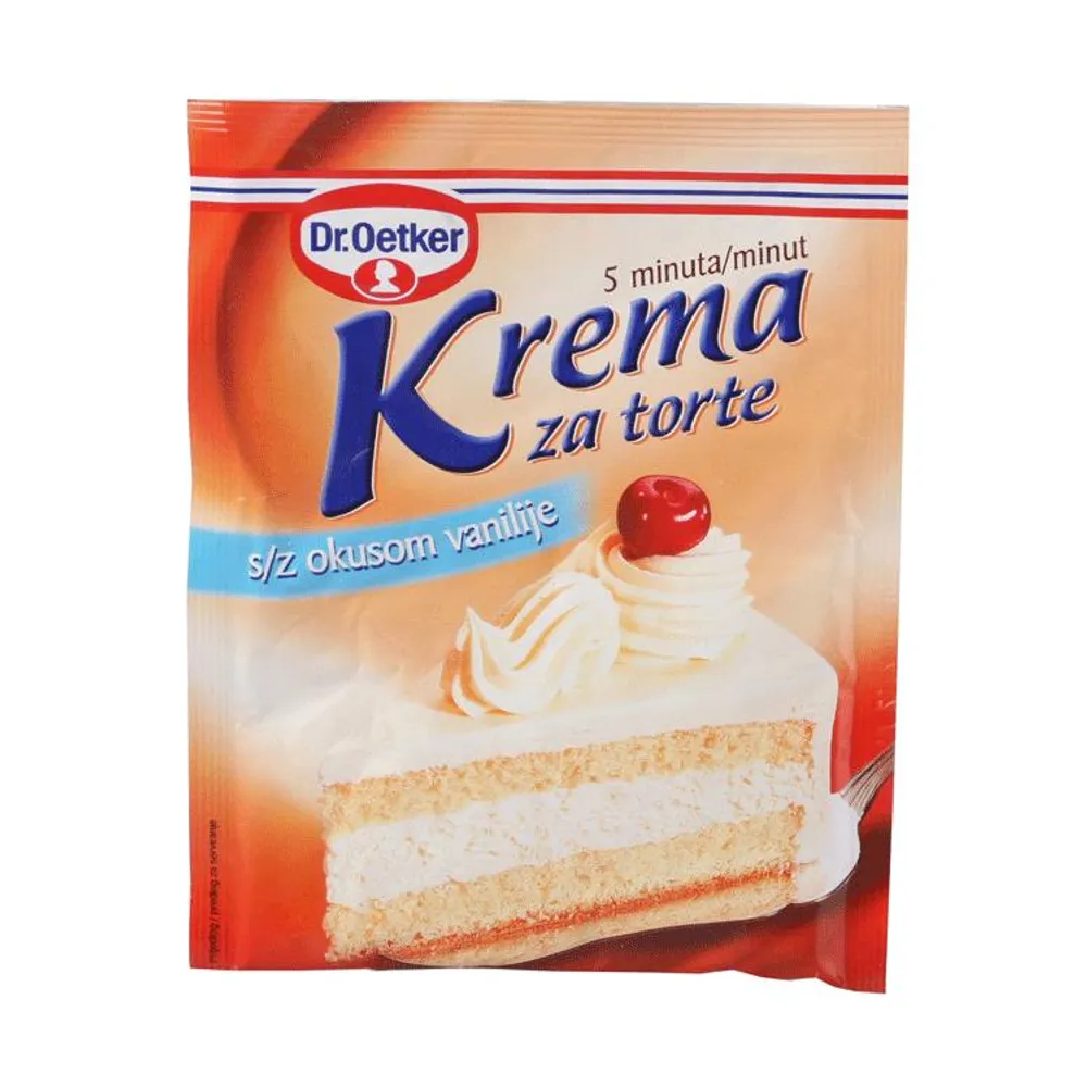 Krema za tortu od vanilije 45 g Dr Oetker