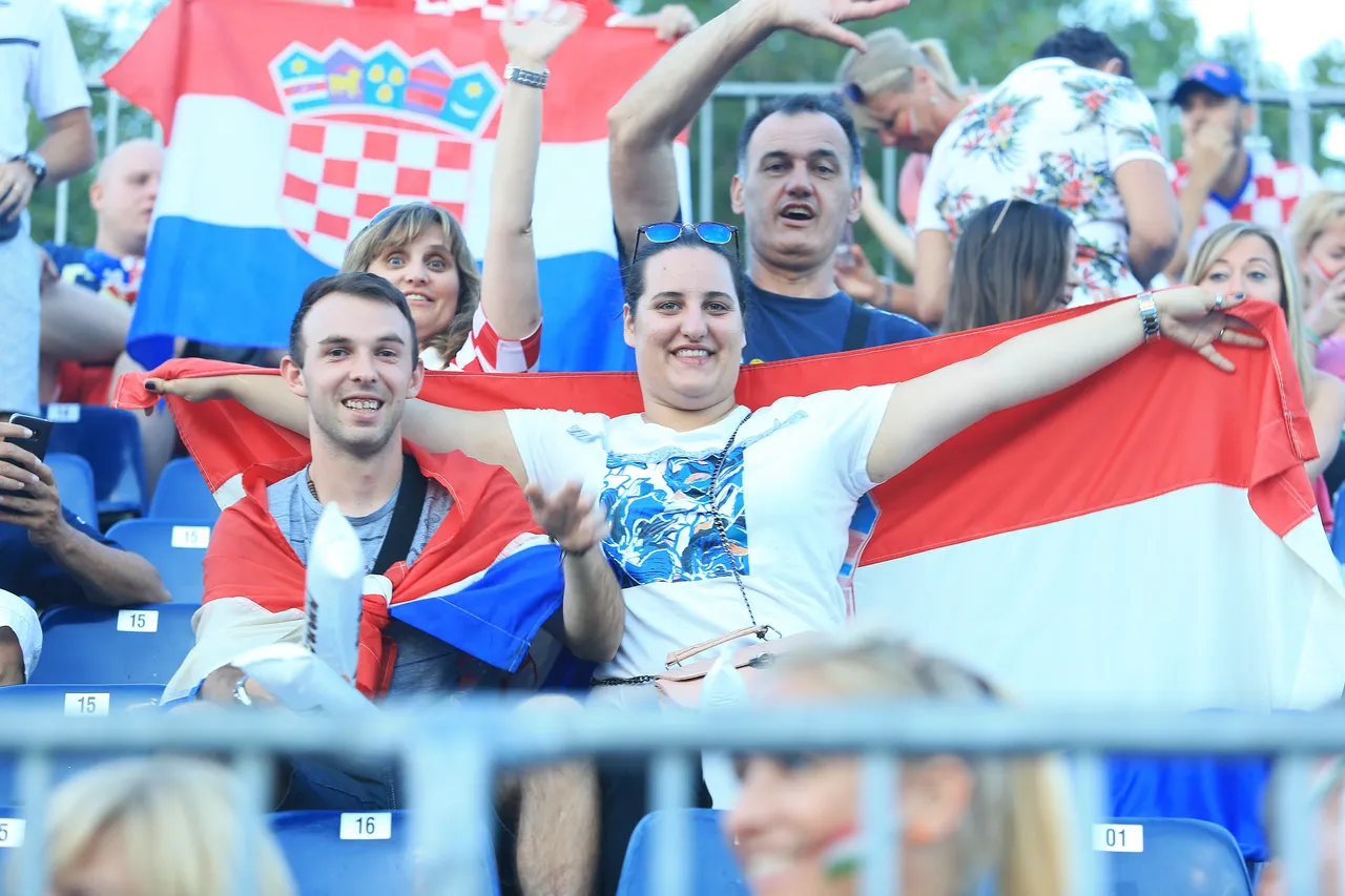 Hrvatski navijači u Budimpešti