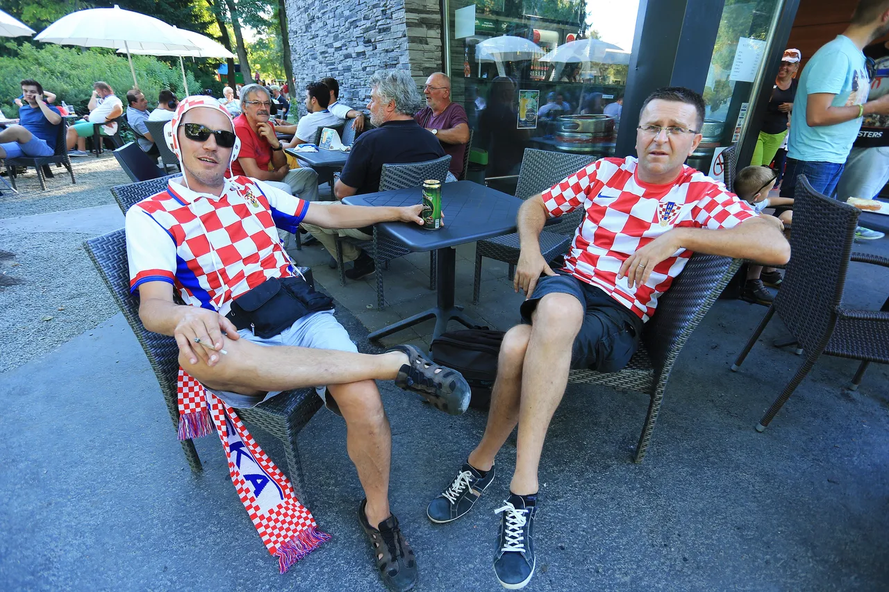 Hrvatski navijači u Budimpešti