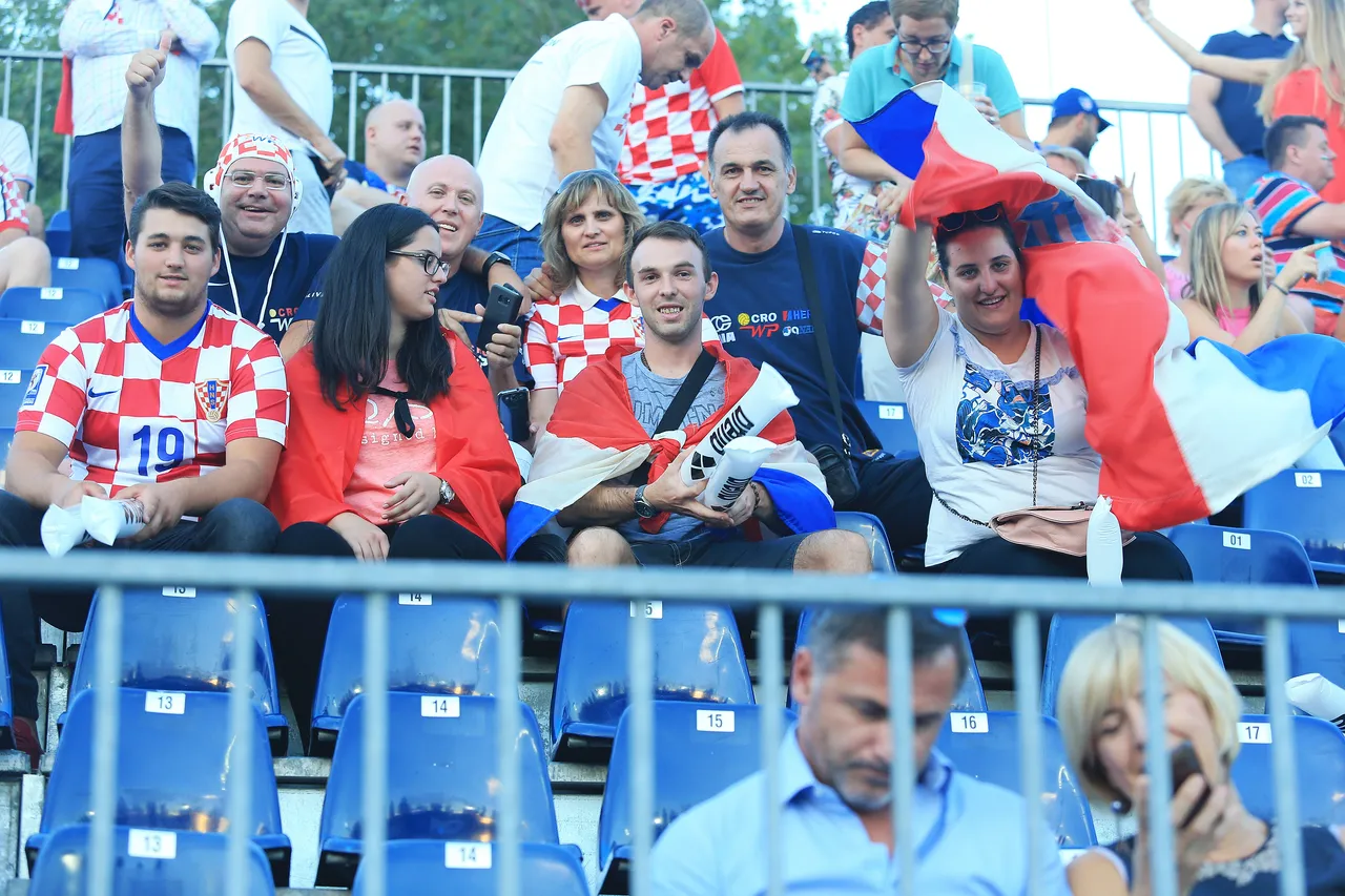 Hrvatski navijači u Budimpešti