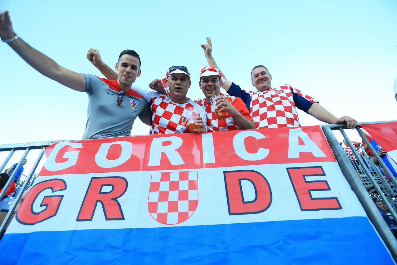 Hrvatski navijači u Budimpešti