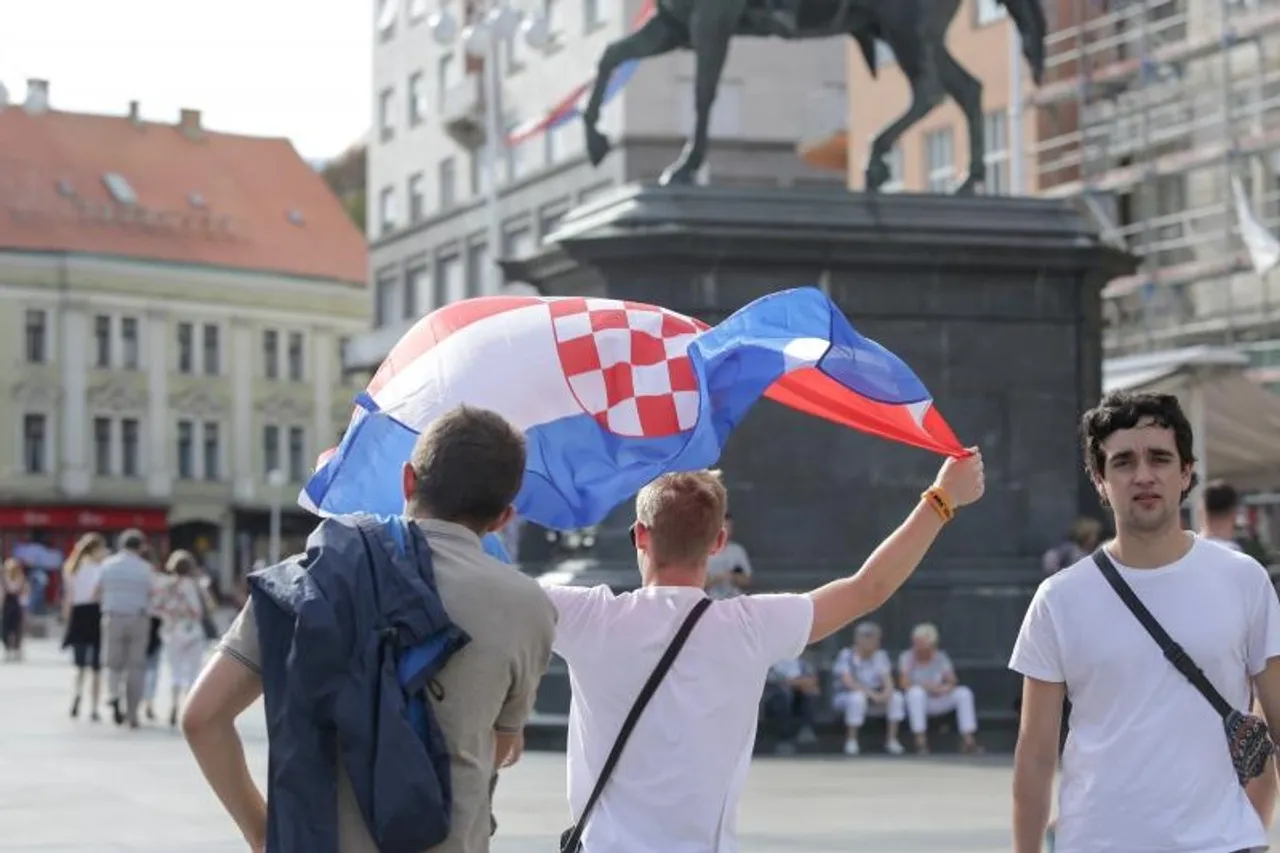 Zagreb: Na Trgu organiziran doček za zlatne vaterpolo reprezentativce