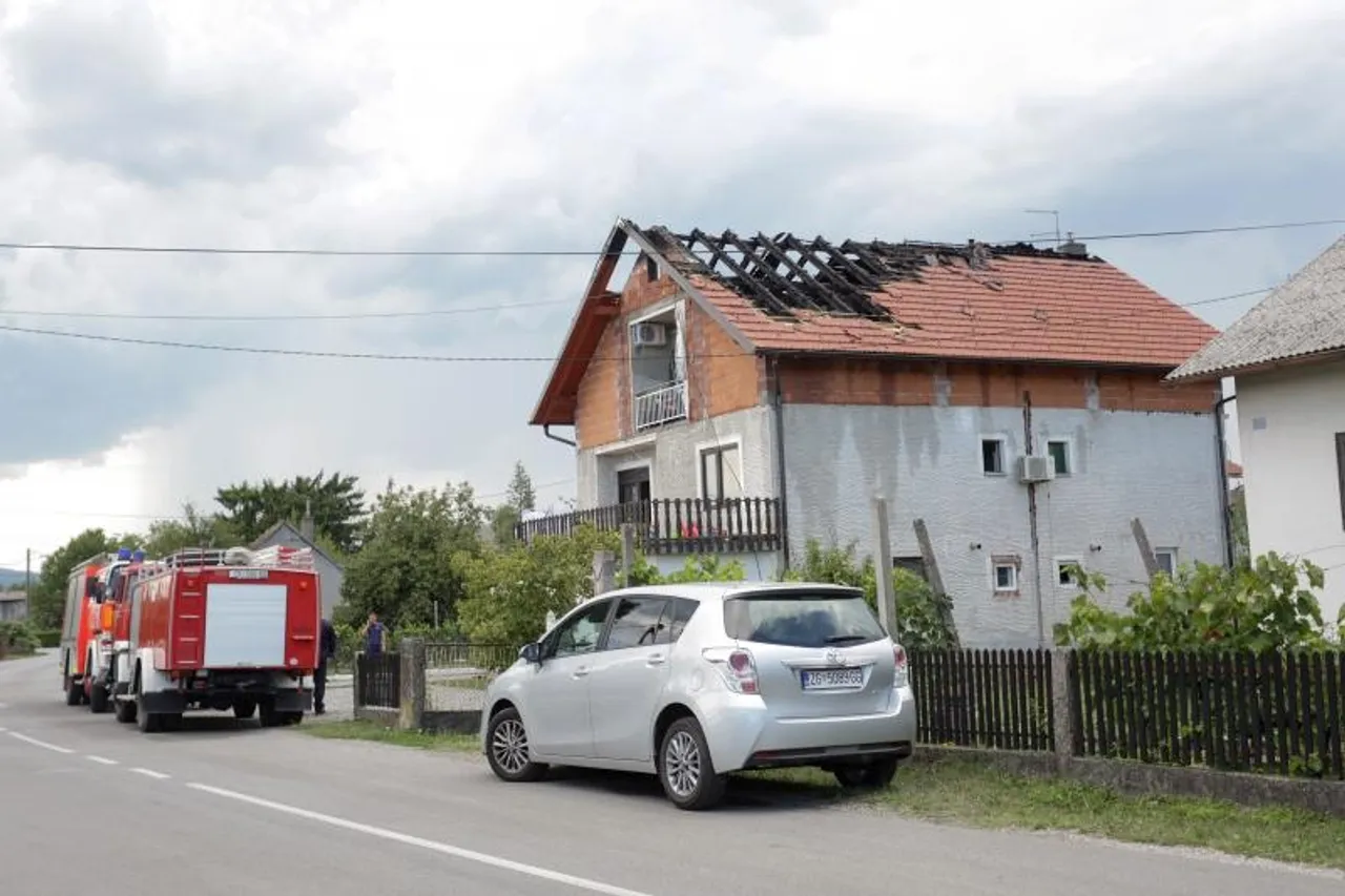 Zaprešić: Požar na krovištu doma za starije osobe Lipohar