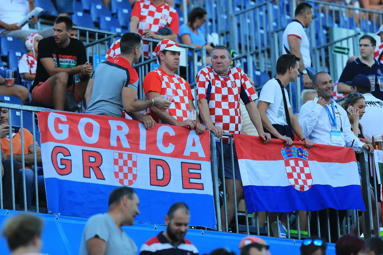 Hrvatski navijači u Budimpešti