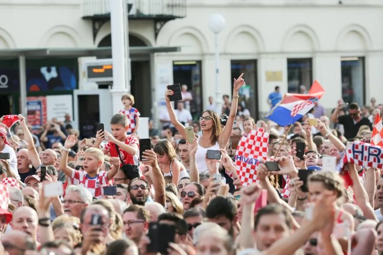 Doček hrvatskih vaterpolista u Zagrebu