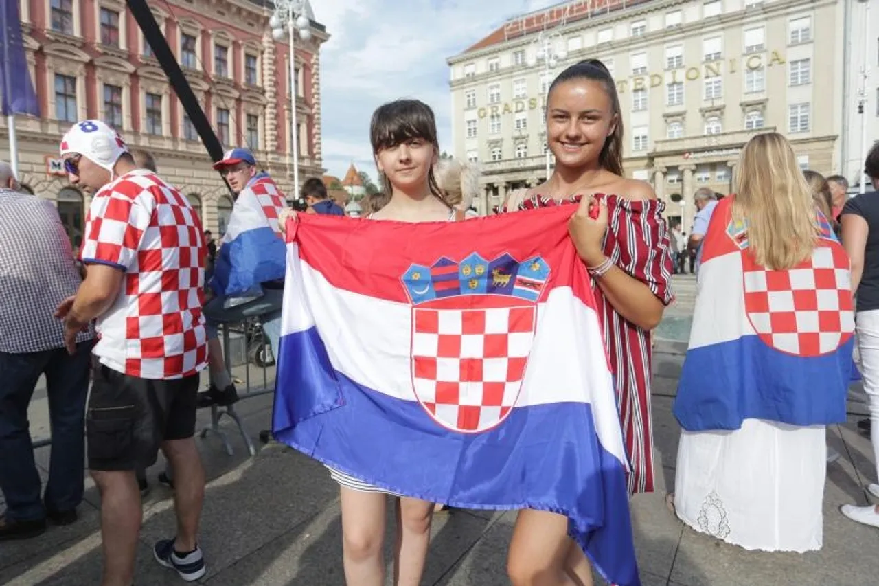 Zagreb: Na Trgu organiziran doček za zlatne vaterpolo reprezentativce