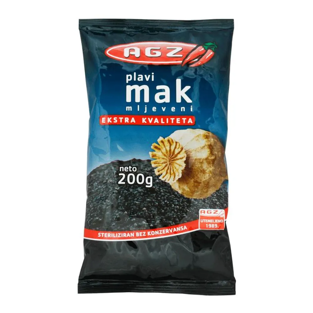 Mak mljeveni 200 g Agz