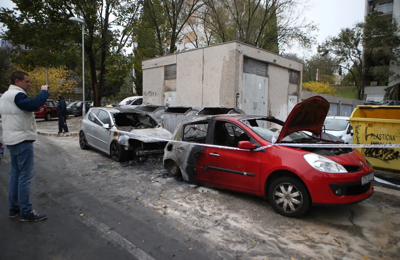U Splitu tijekom noći izgorjela dva osobna vozila