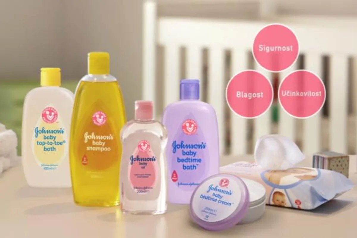 Johnson's Baby proizvodi pružaju sigurnost, blagost i učinkovitost u njezi kože
