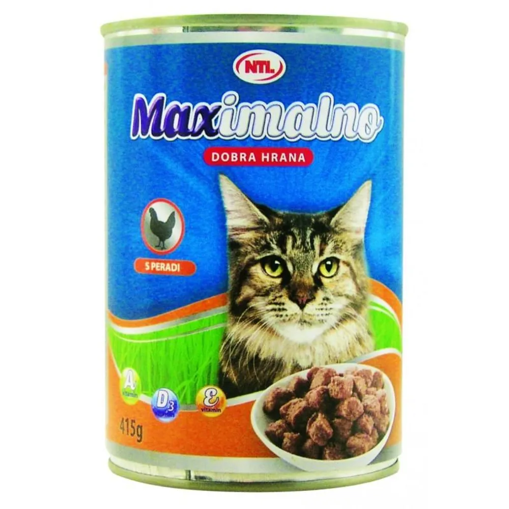 NTL Max hrana za mačke s okusom peradi