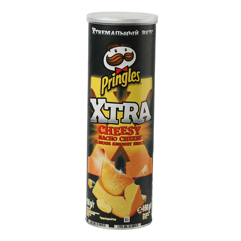 Čips Pringles Xtra nacho cheese 150g