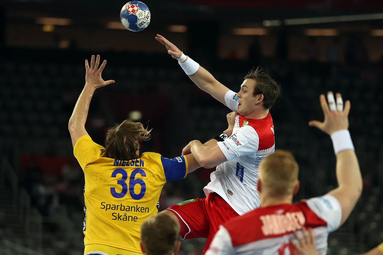 Švedska i Norveška u utakmici drugog kruga Europskog prvenstva