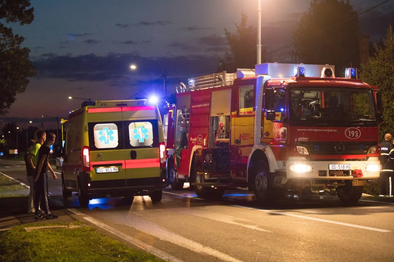 Ernestinovo: U požaru ozlijeđena jedna osoba