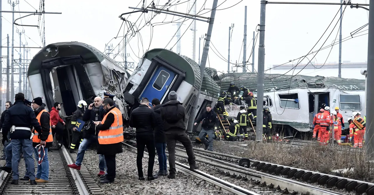 Dvije osobe poginule u izlijetanju vlaka blizu Milana