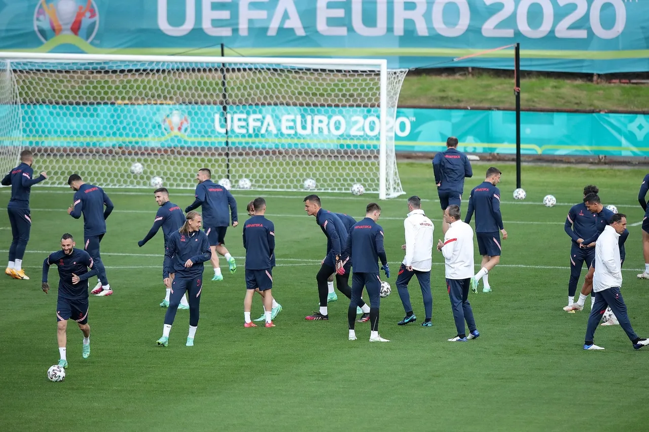 Hrvatska nogometna reprezentacija odradila je trening uoči utakmice sa Škotskom na Europskom prvenstvu