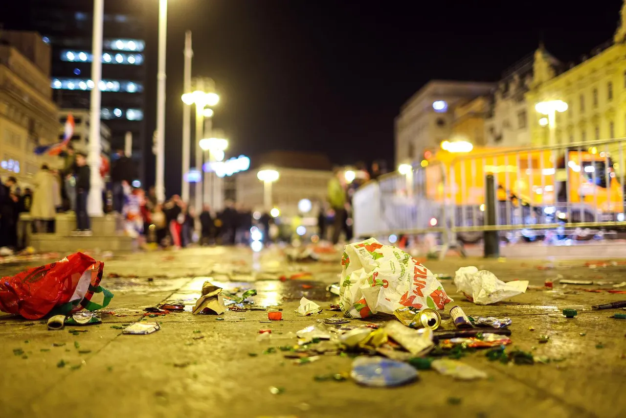 Zagreb: Ubrzo nakon završetka dočeka počelo je čišćenje trga  