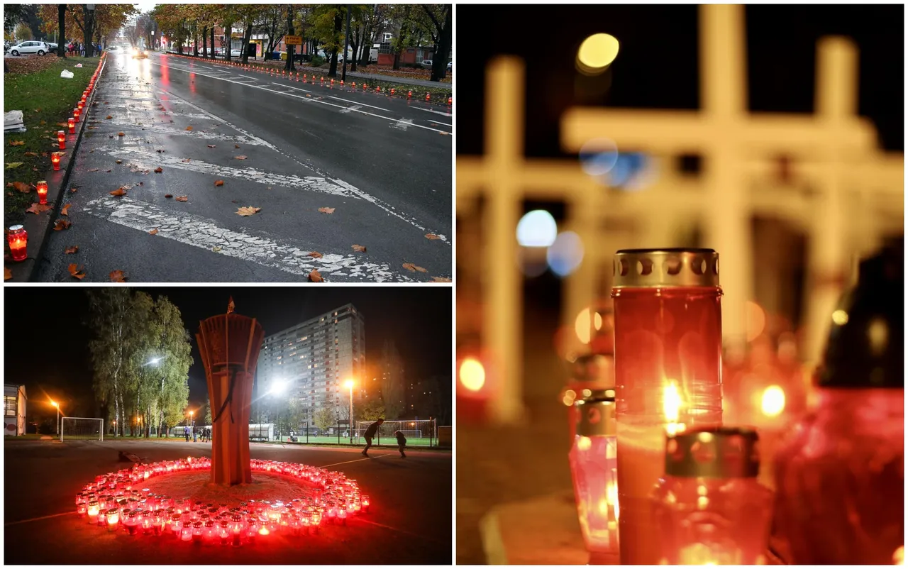 Paljenje svijeća za Vukovar