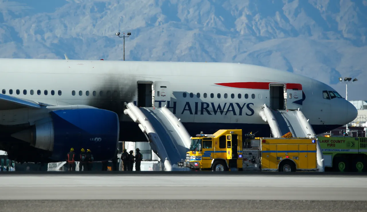 Zapalio se avion u Las Vegasu